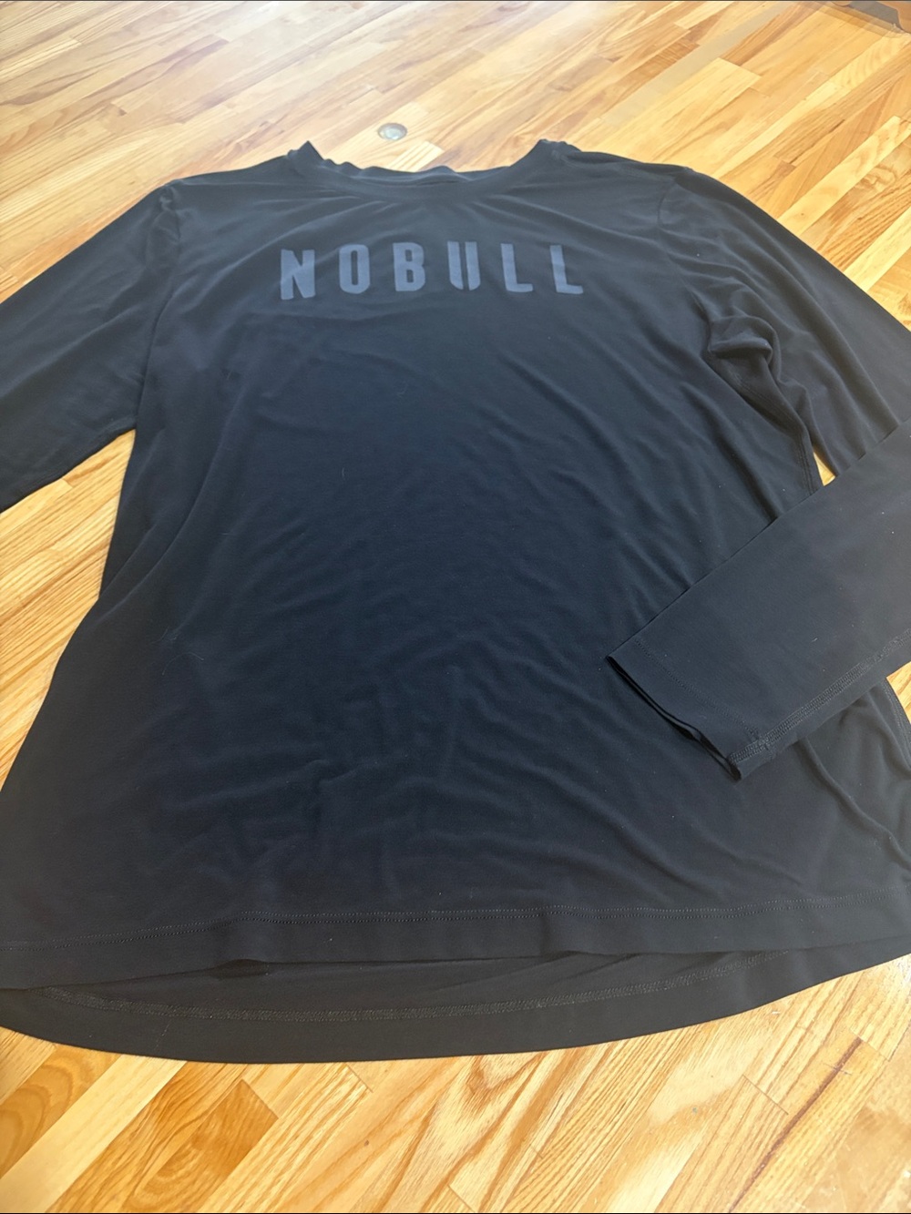 NOBULL Women’s Black Long-Sleeve Performance Top